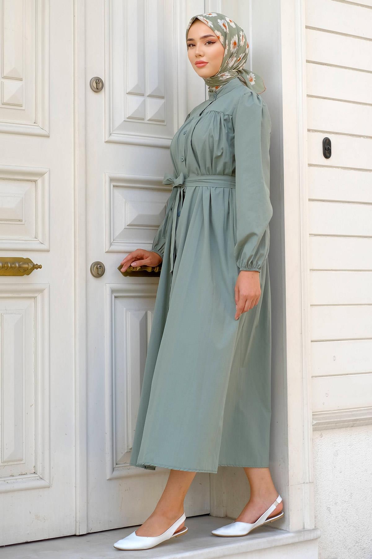 Robalı Mevlana Elbise Mint HM2223