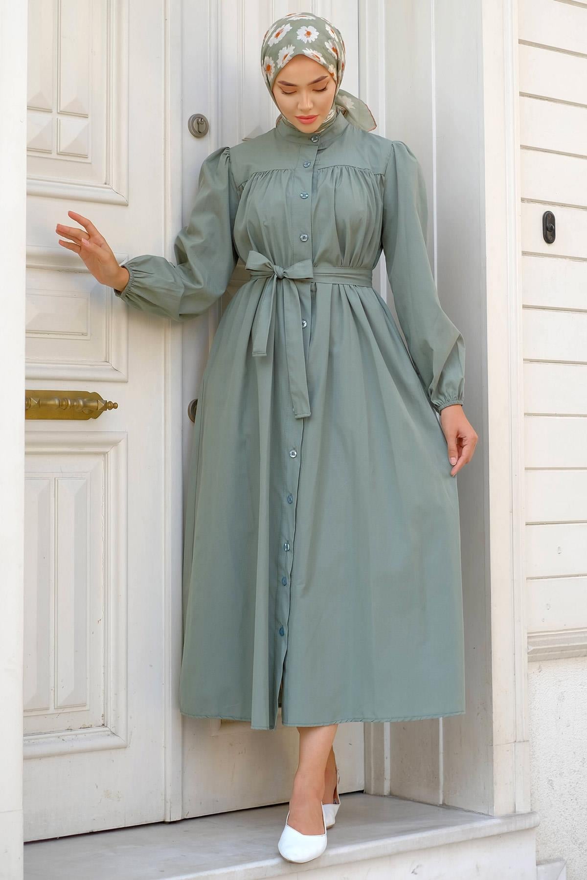 Robalı Mevlana Elbise Mint HM2223