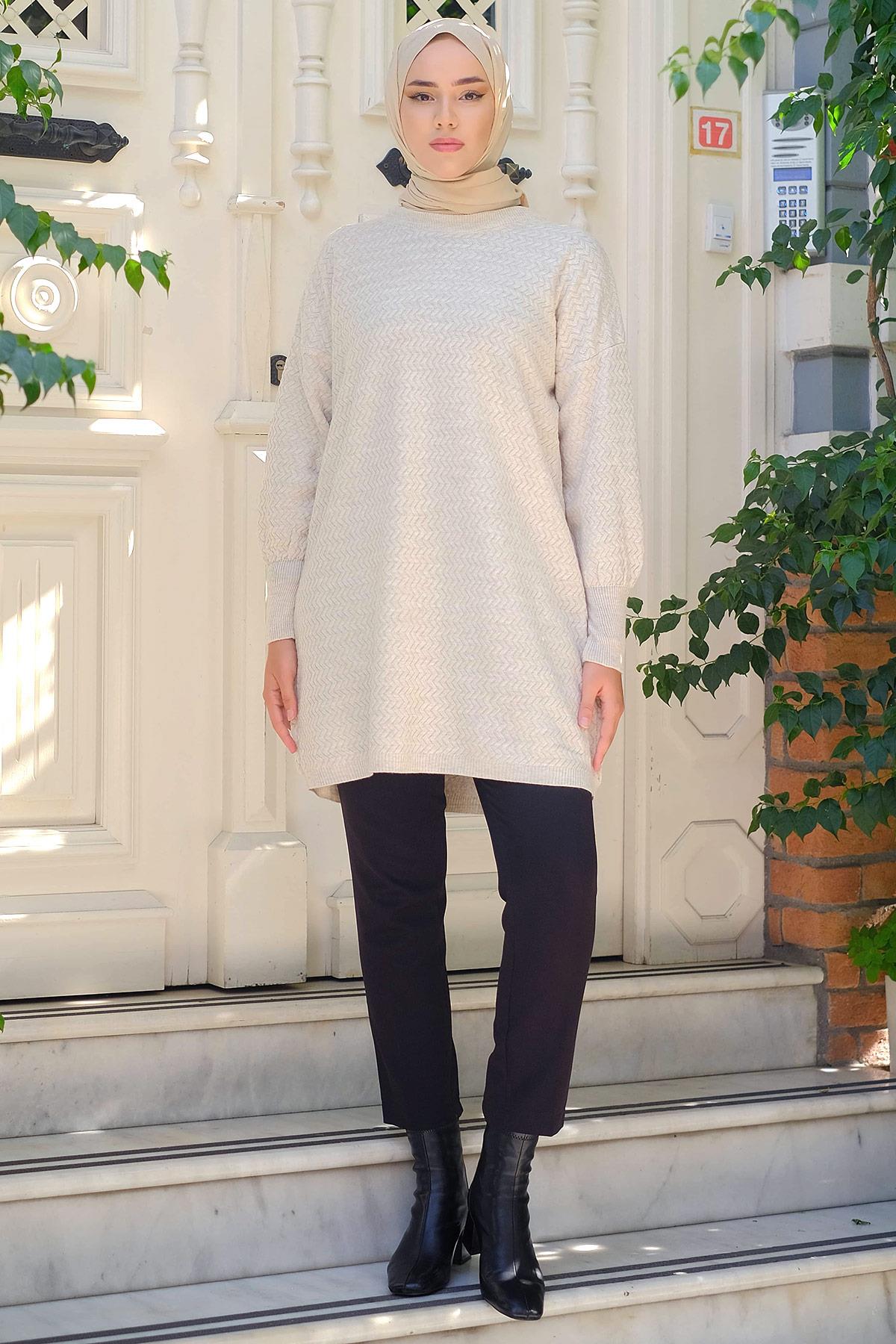 Salaş Triko Tunik Taş HM2230