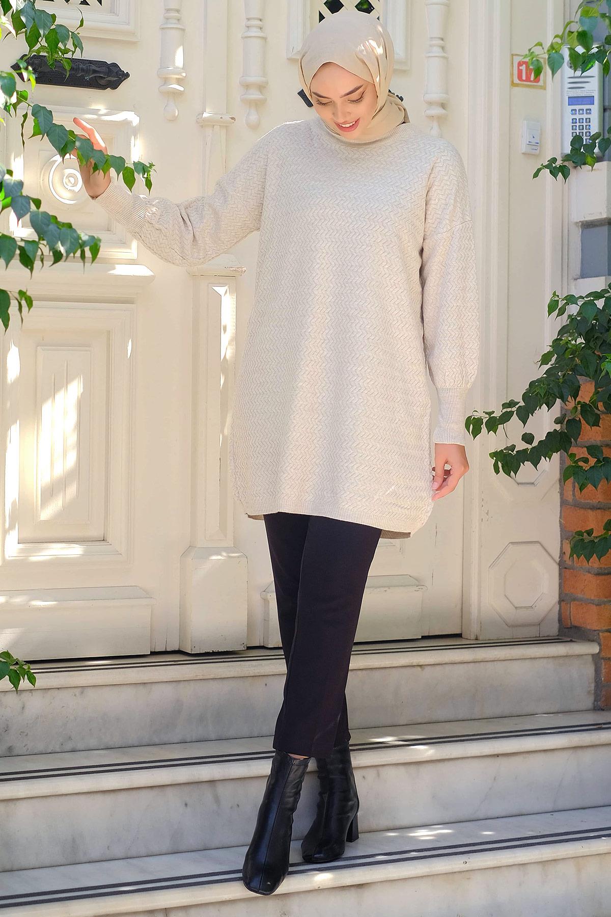 Salaş Triko Tunik Taş HM2230