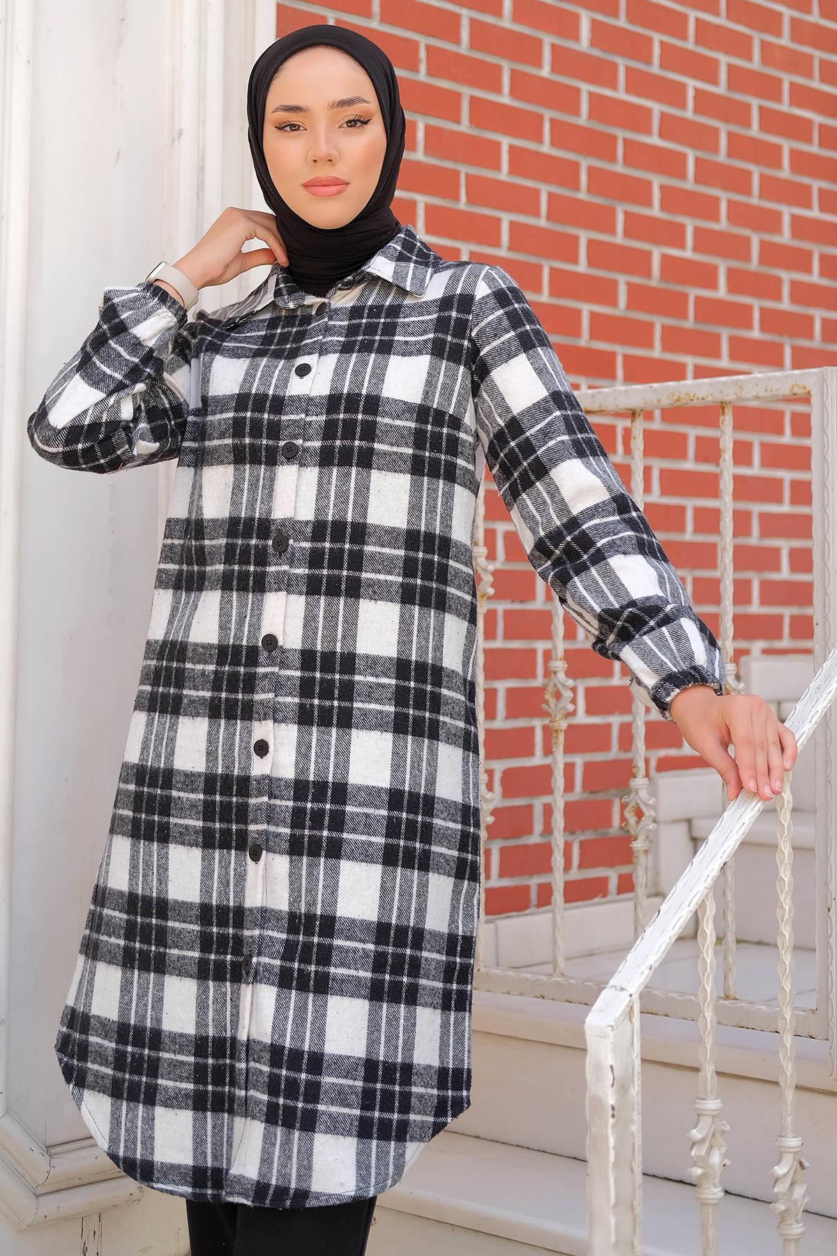 Uzun Oduncu Gömlek Beyaz HM2282