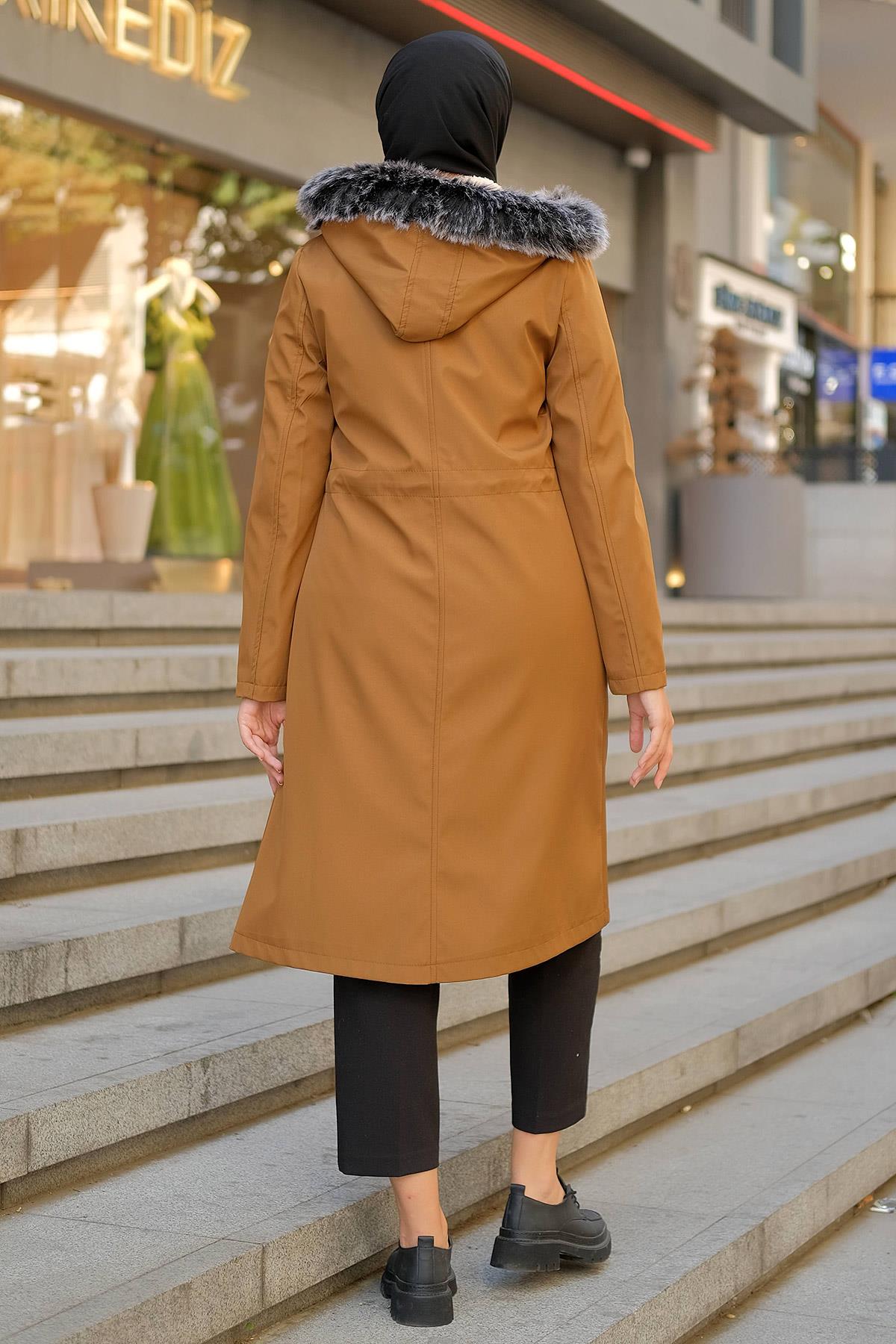 Yıldızlı Fleto Cepli Mont Taba HM2289