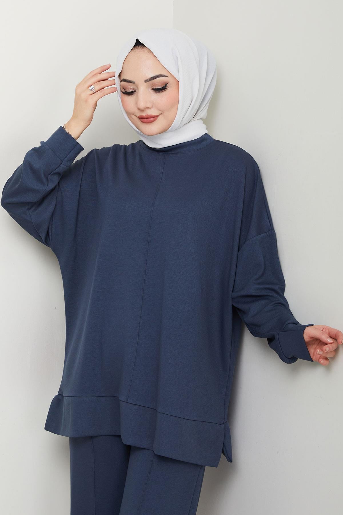 Zülal Modal İkili Takım İndigo HM2664