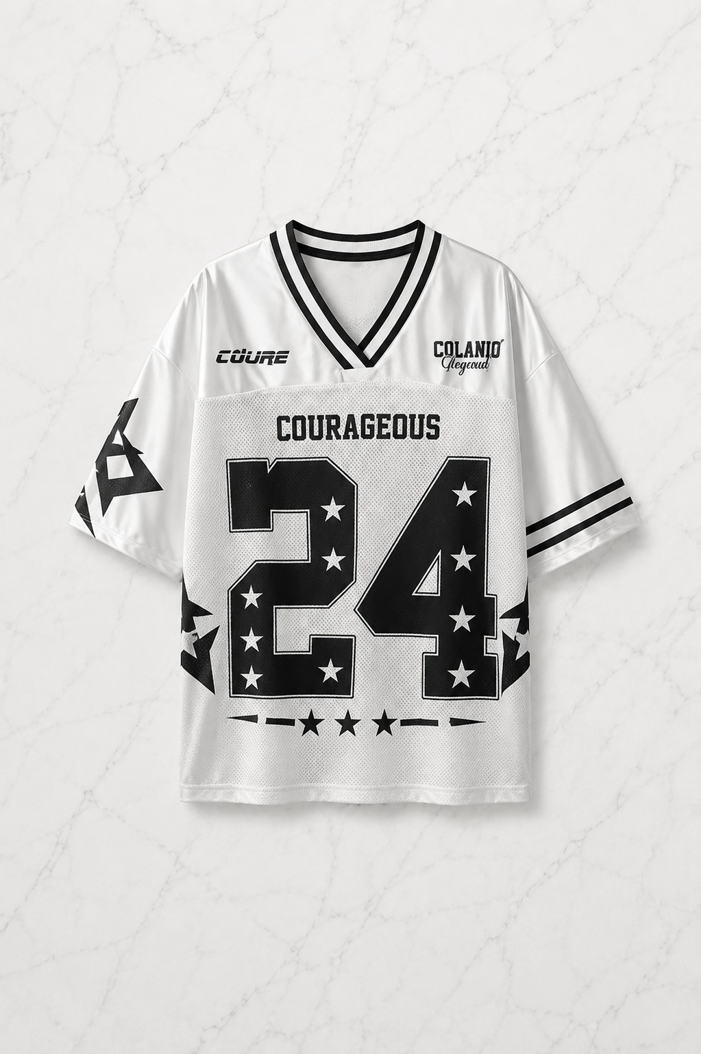 24 Black Jersey Detail Unisex Jersey Forma