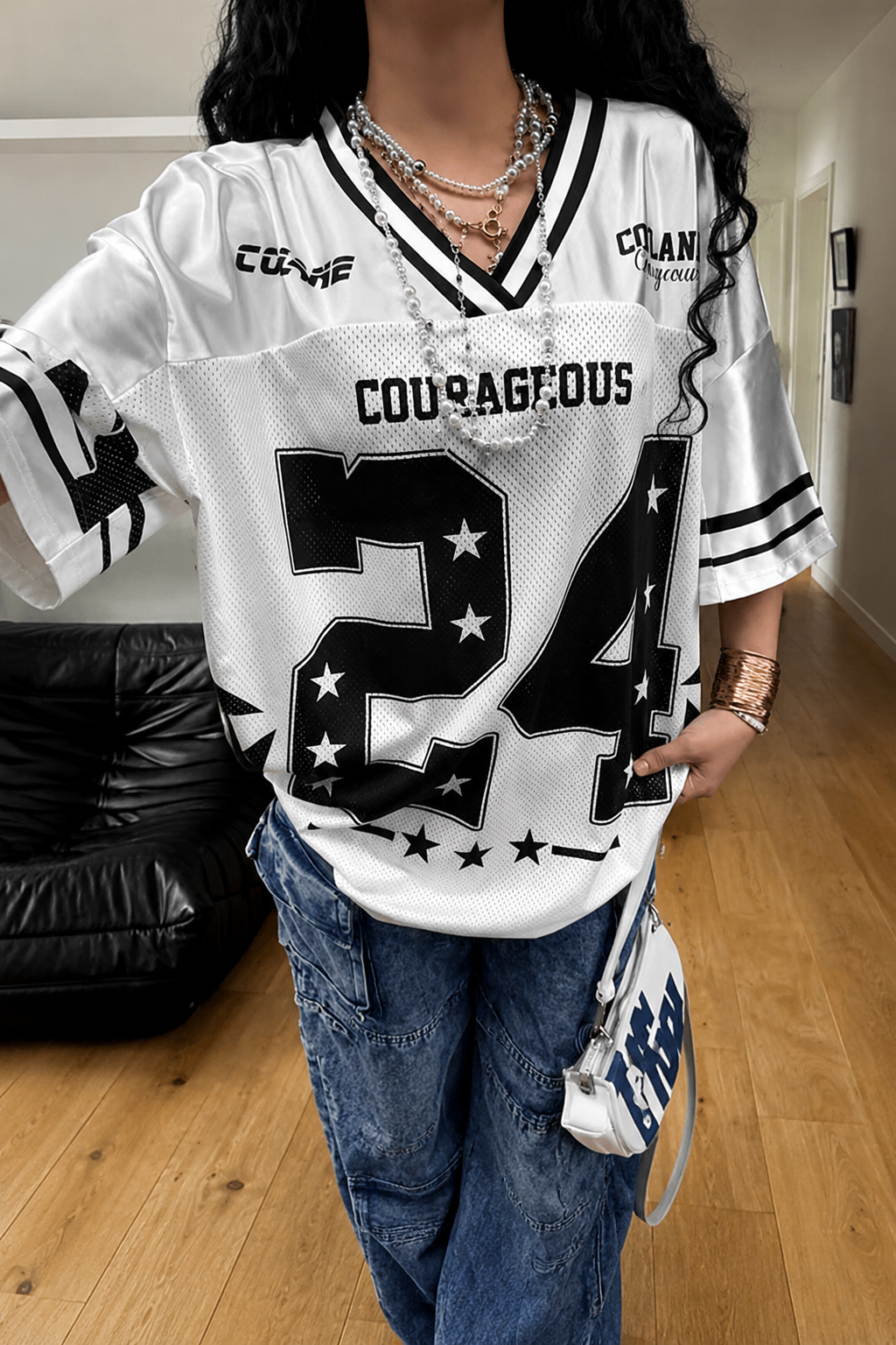 24 Black Jersey Detail Unisex Jersey Forma