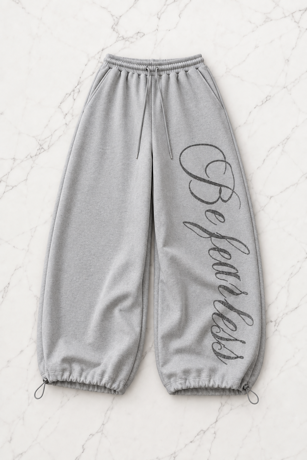 Baddie Detaylı Baggy Unisex Eşofman Altı