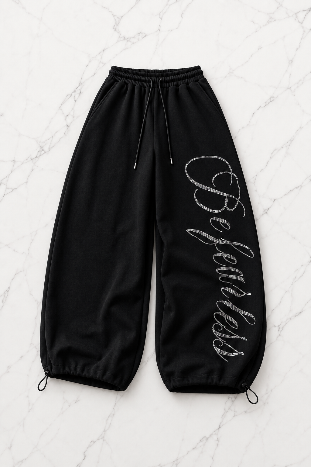 Baddie Detaylı Baggy Unisex Eşofman Altı