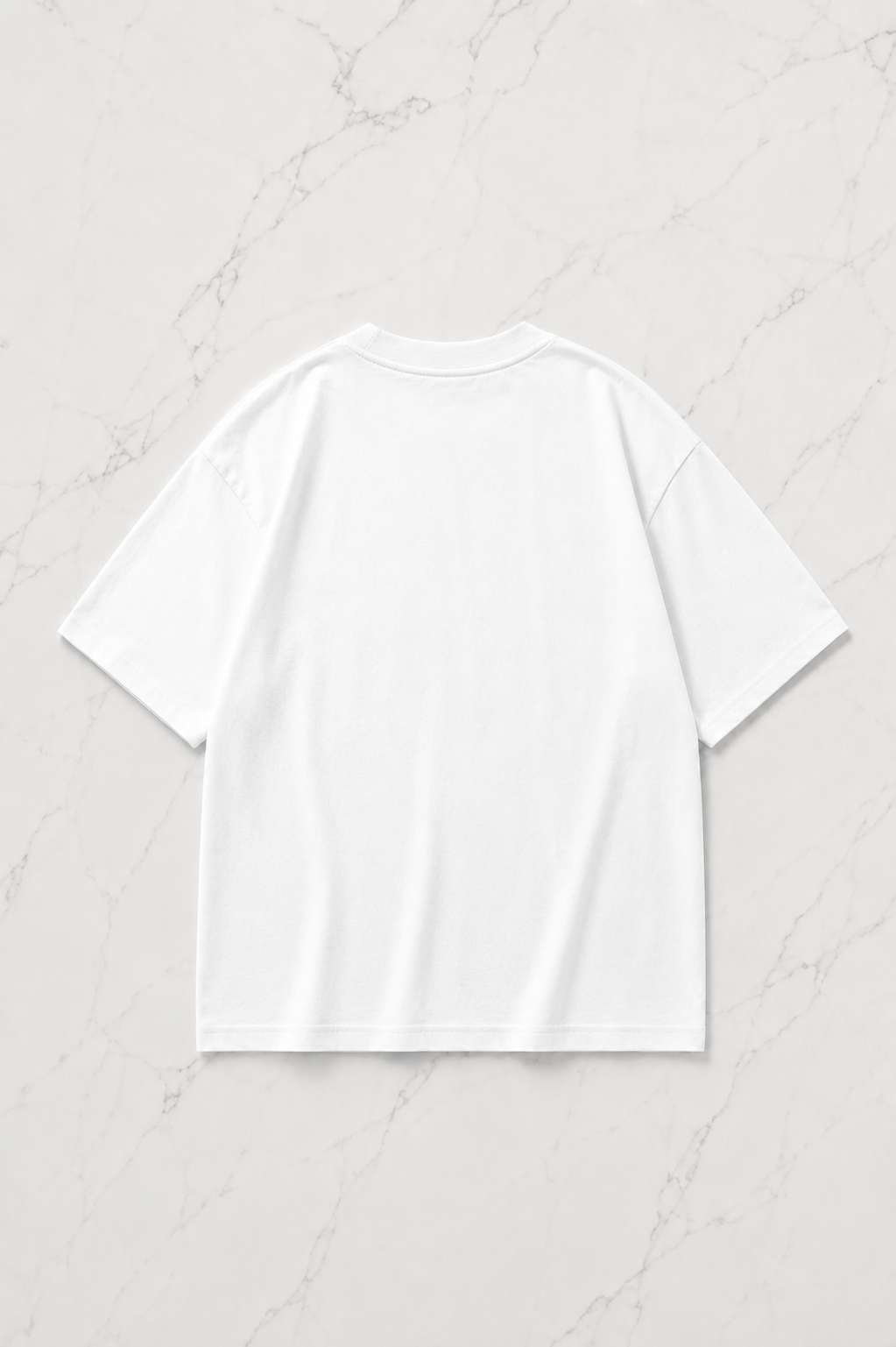 Beyaz Crazycıty Baskılı Kısa Kol Oversize T-Shirt