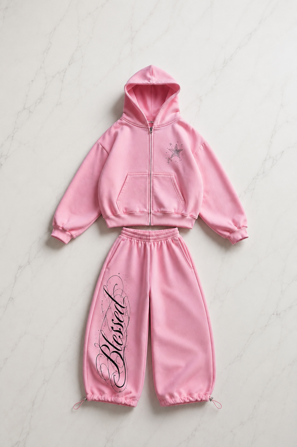 Blessed Baggy Kalıp Unisex Eşofman Takımı