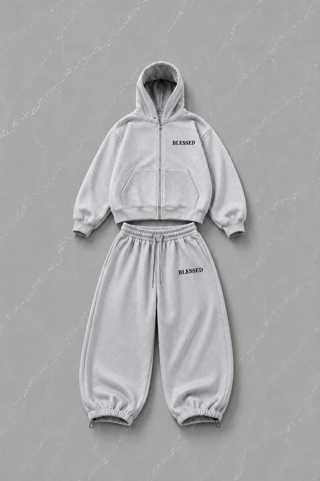 Blessed Baggy Kalıp Unisex Eşofman Takımı