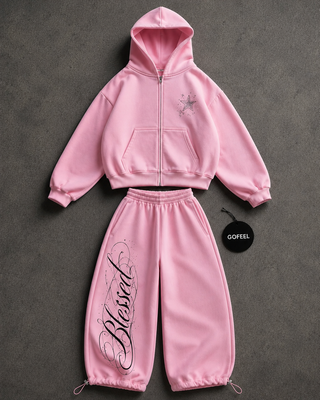 Blessed Baggy Kalıp Unisex Eşofman Takımı