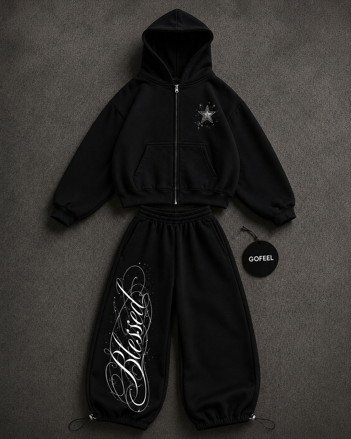 Blessed Baggy Kalıp Unisex Eşofman Takımı
