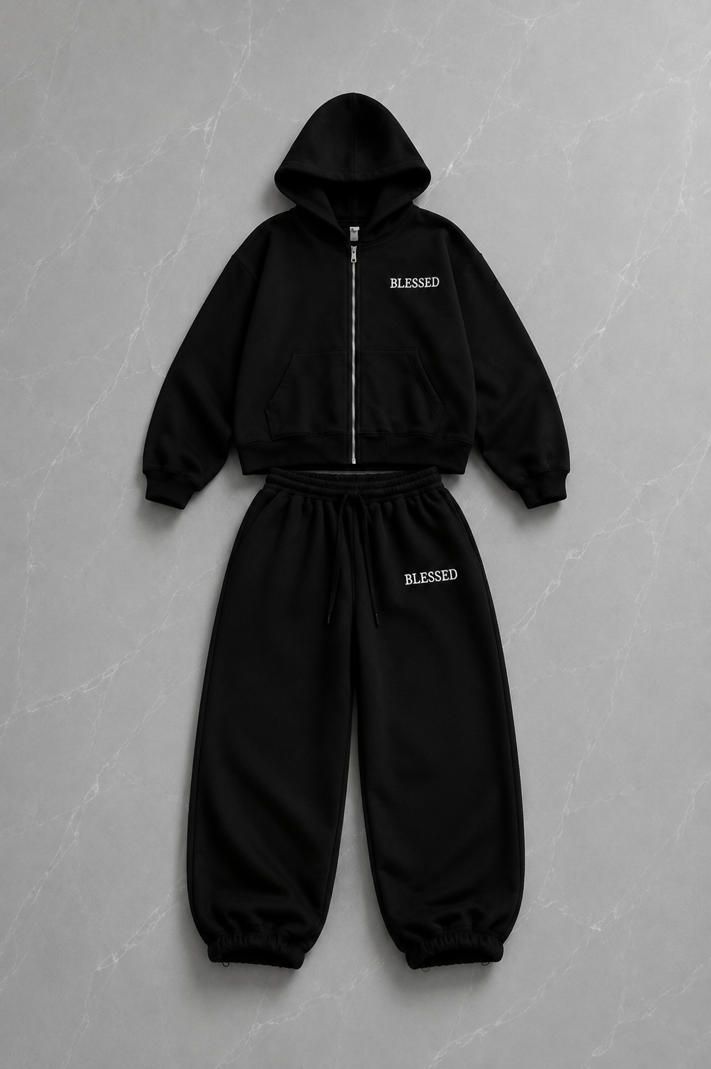 Blessed Baggy Kalıp Unisex Eşofman Takımı