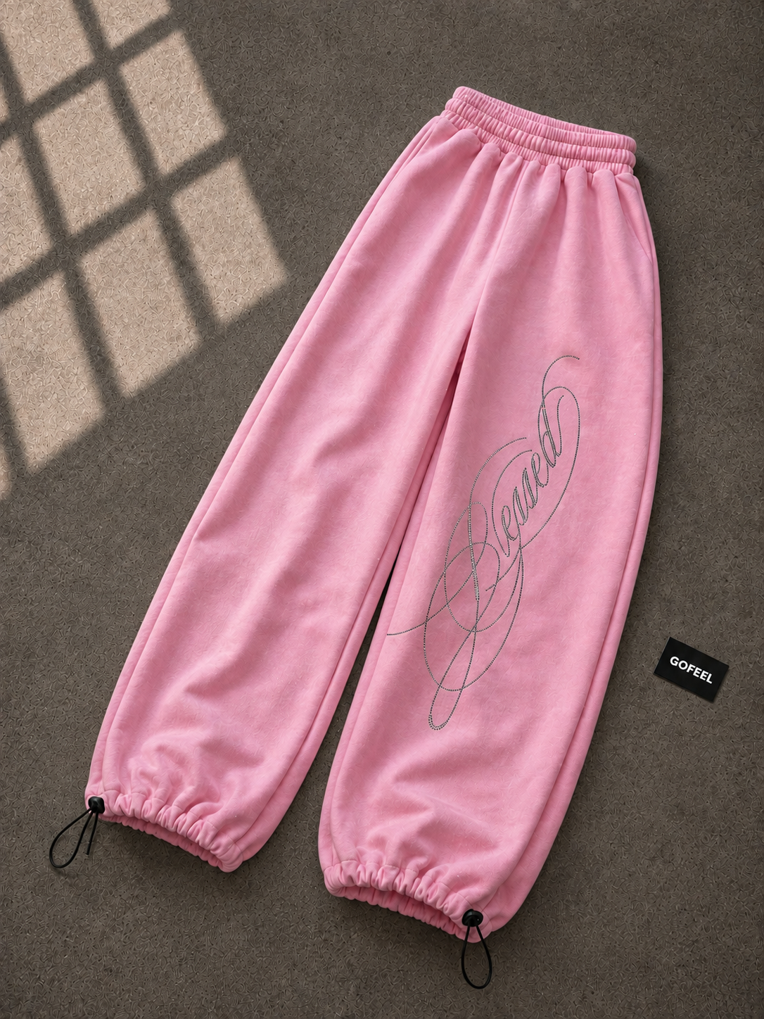 Blessed Taş Baskılı Baggy Unisex Eşofman Altı