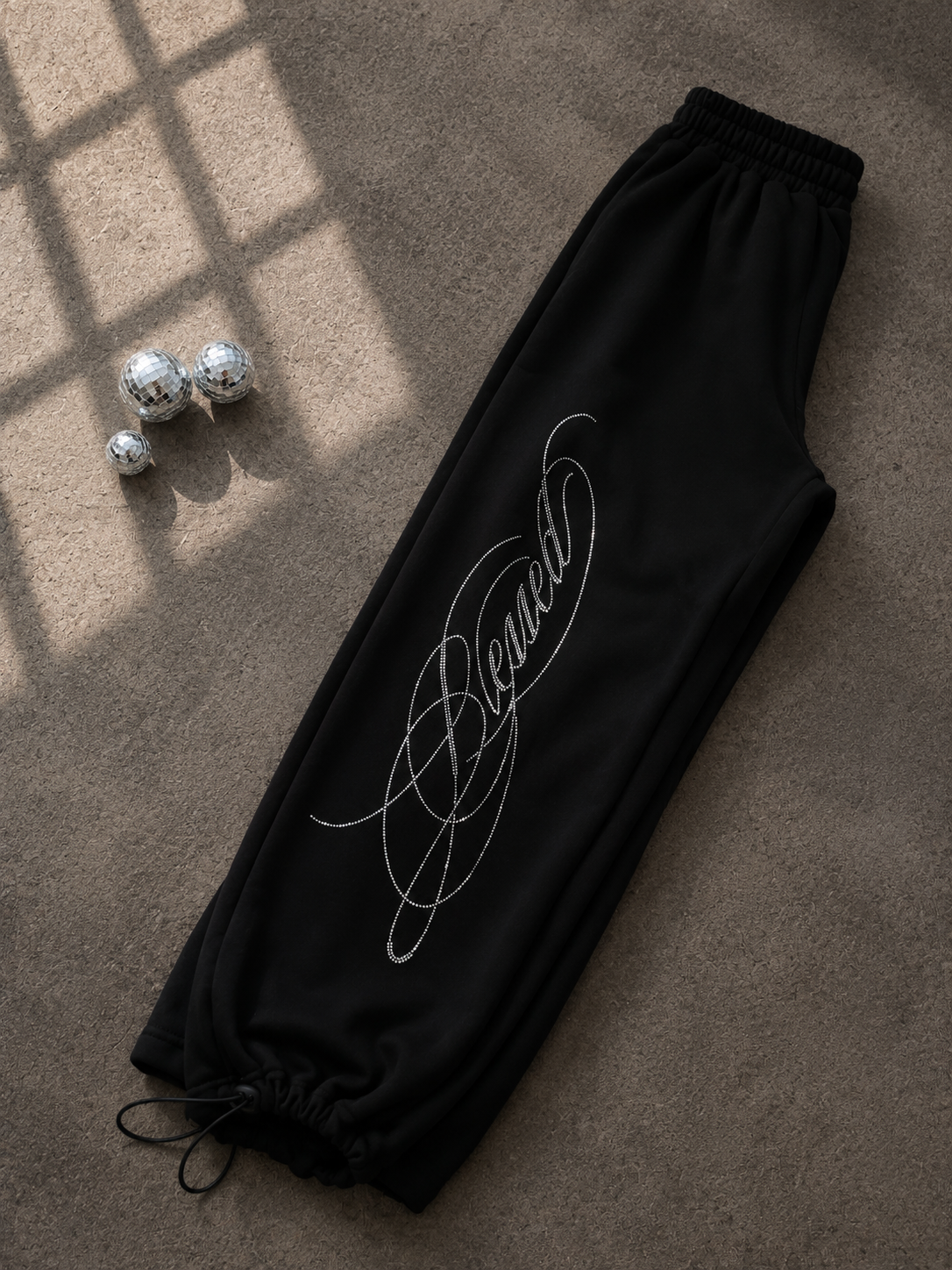 Blessed Taş Baskılı Baggy Unisex Eşofman Altı