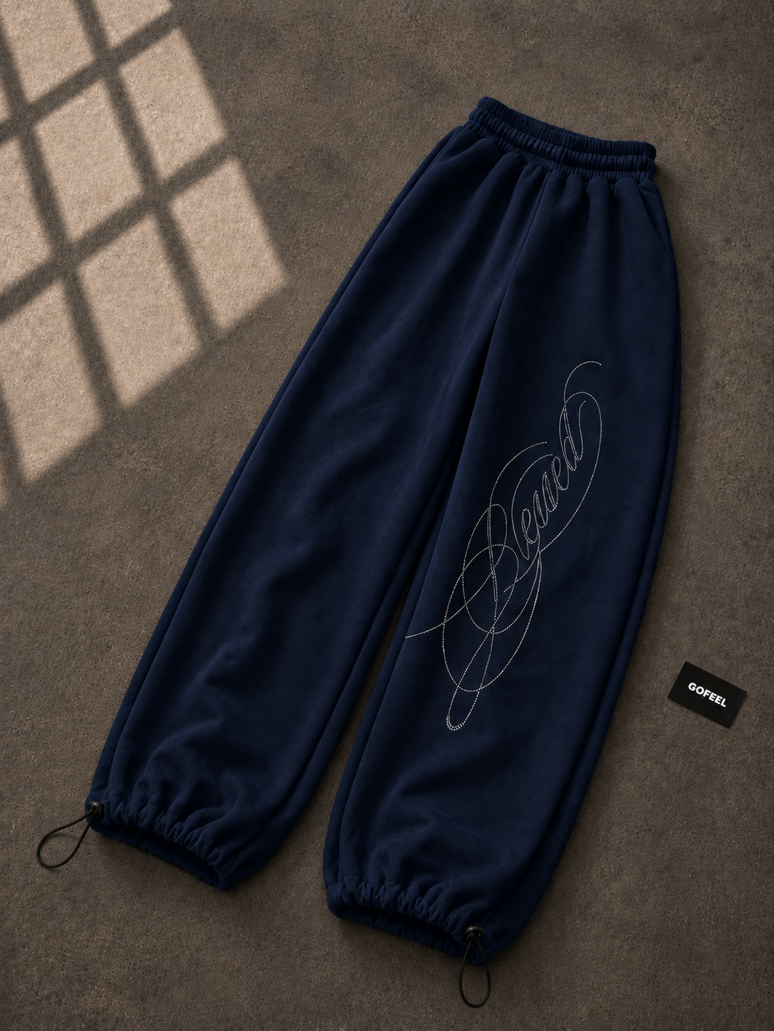 Blessed Taş Baskılı Baggy Unisex Eşofman Altı