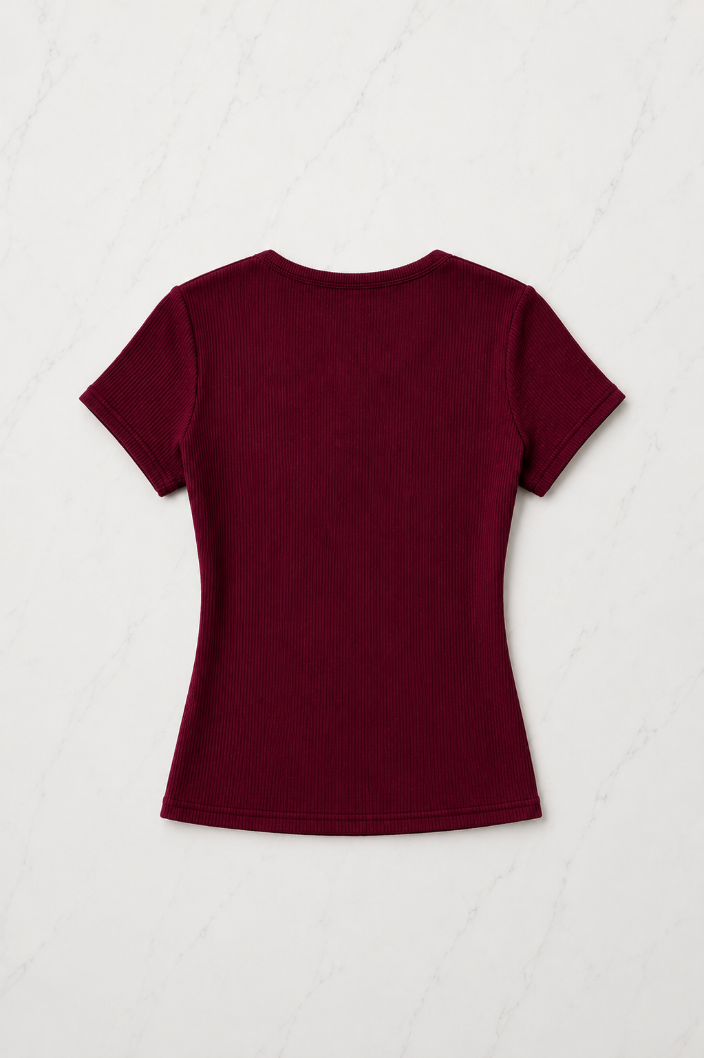 Bordo Soft Detaylı Nakışlı Çıtçıtlı Bluz