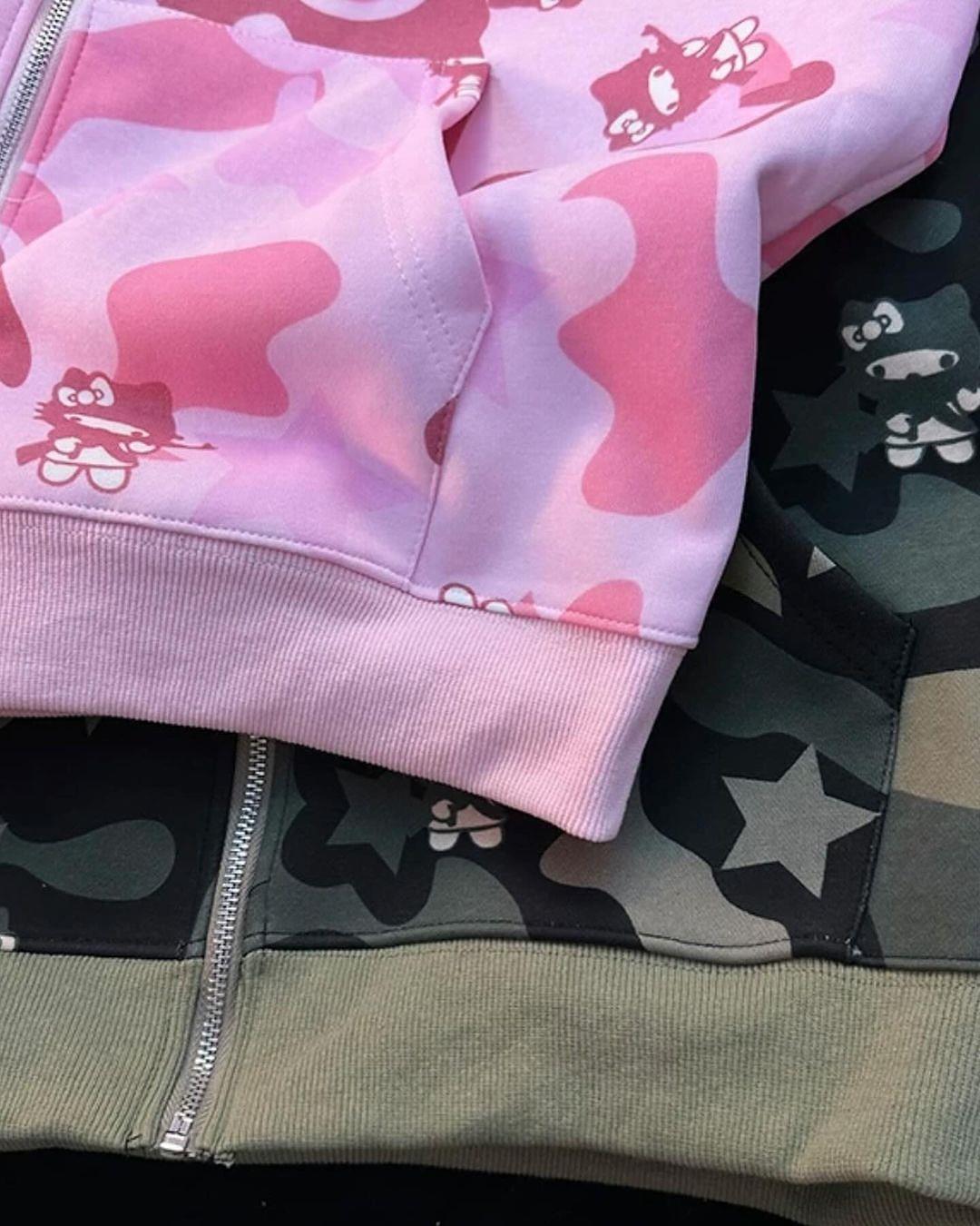 Cat Hello Kitty Detail Oversize Hırka
