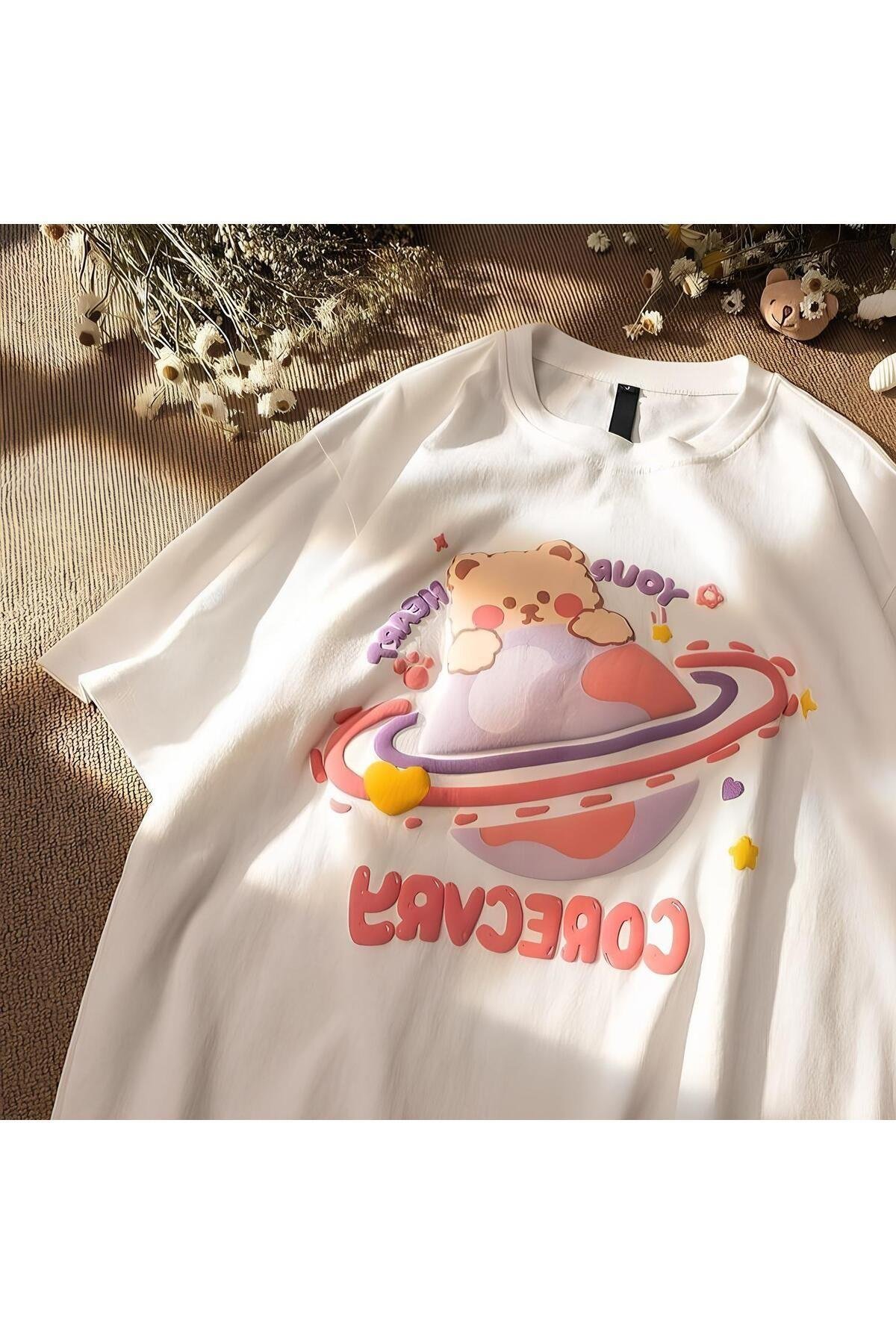 Corecvry Detail Oversize Unisex T-shirt