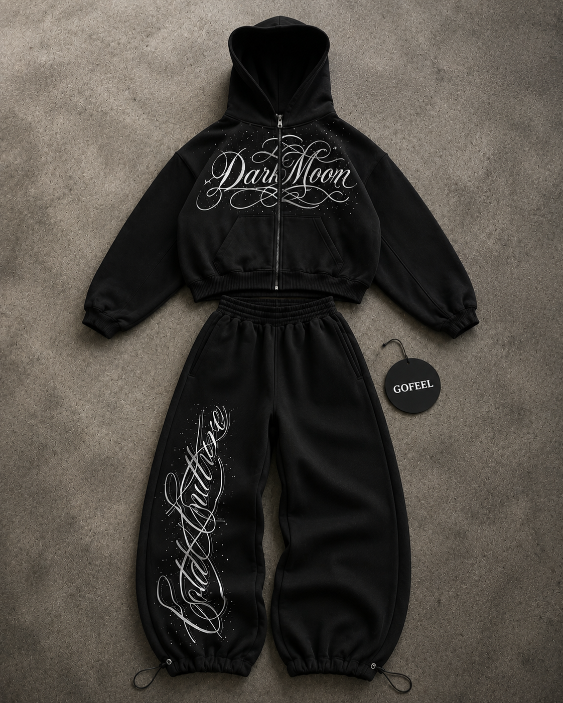 Dark Moon Baggy Kalıp Unisex Eşofman Takımı
