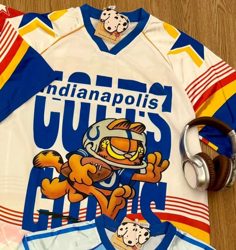 Garfield Cute Jersey Oversize Forma 