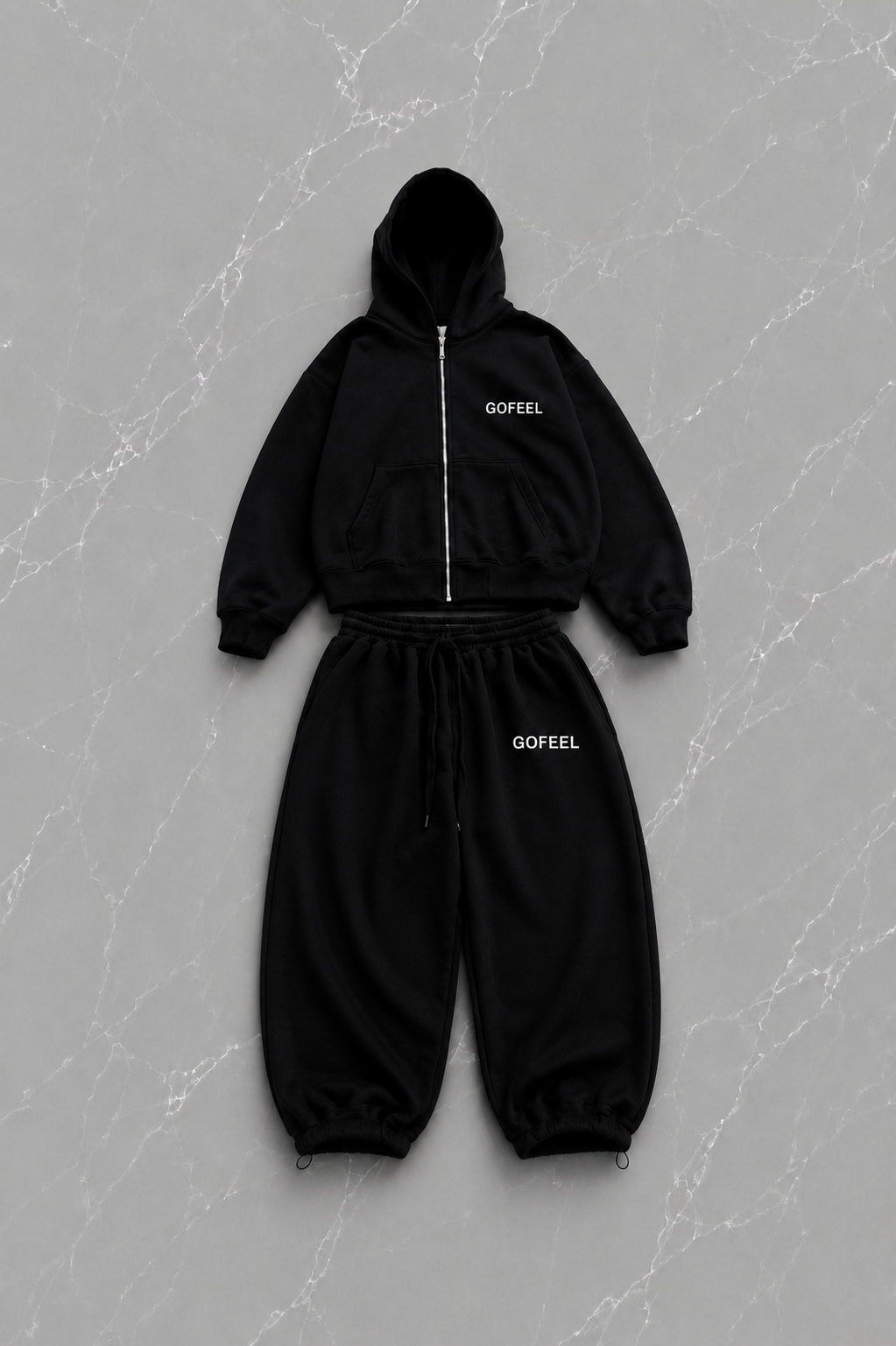 Gofeel  Baggy Kalıp Unisex Eşofman Takımı