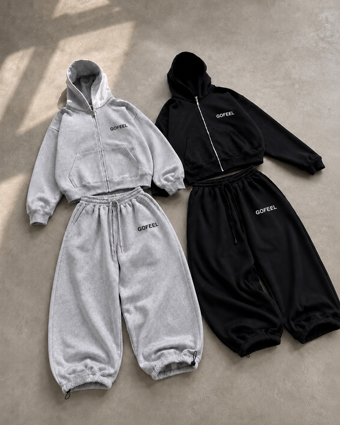 Gofeel  Baggy Kalıp Unisex Eşofman Takımı