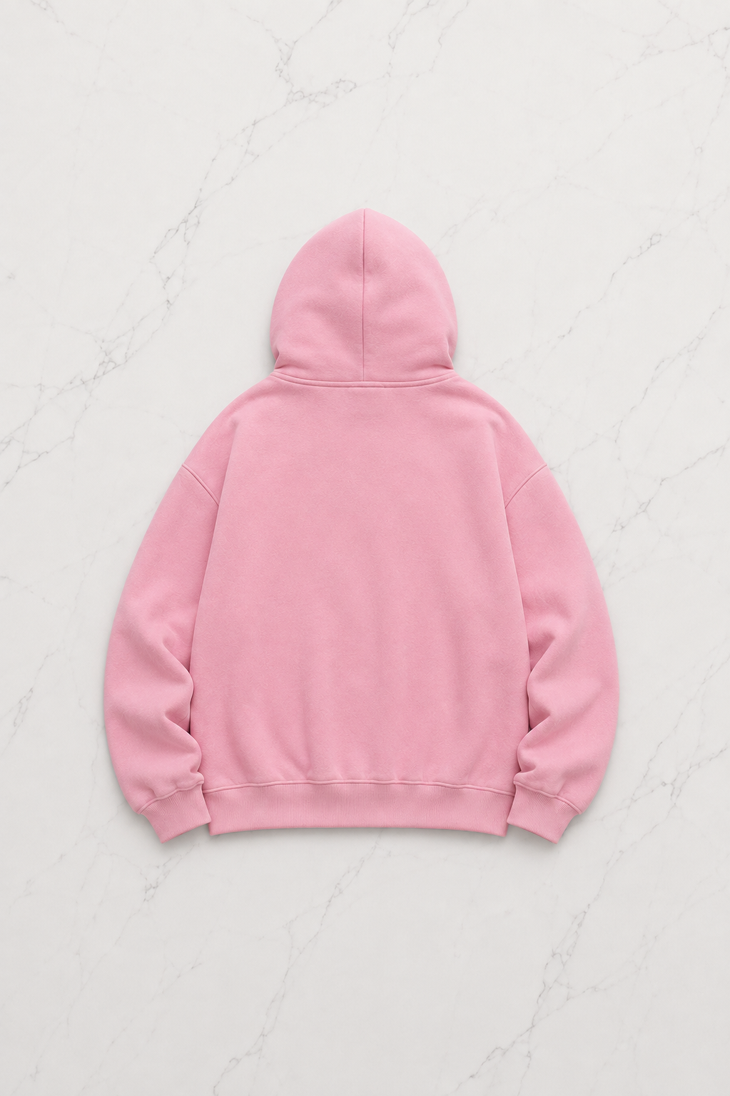 Gofeel Baskılı Premium Oversize Pembe Unisex Hoodie