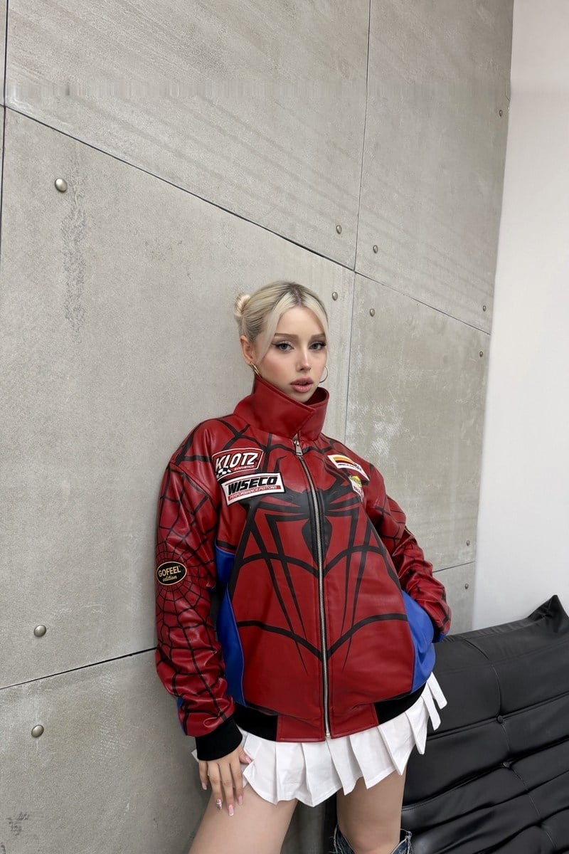 Gofeel Spider Jacket - Kırmızı
