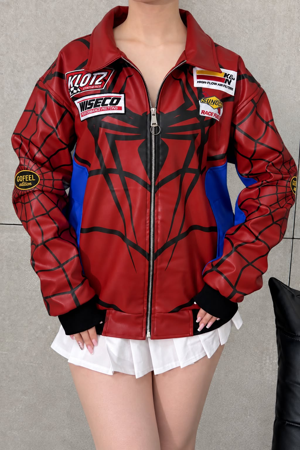 Gofeel Spider Jacket - Kırmızı