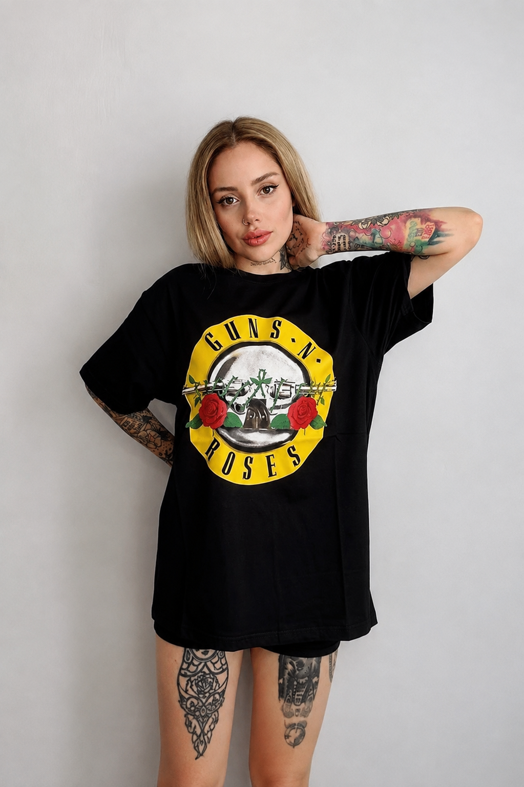 Guns N' Roses Logo Siyah Unisex T-Shirt
