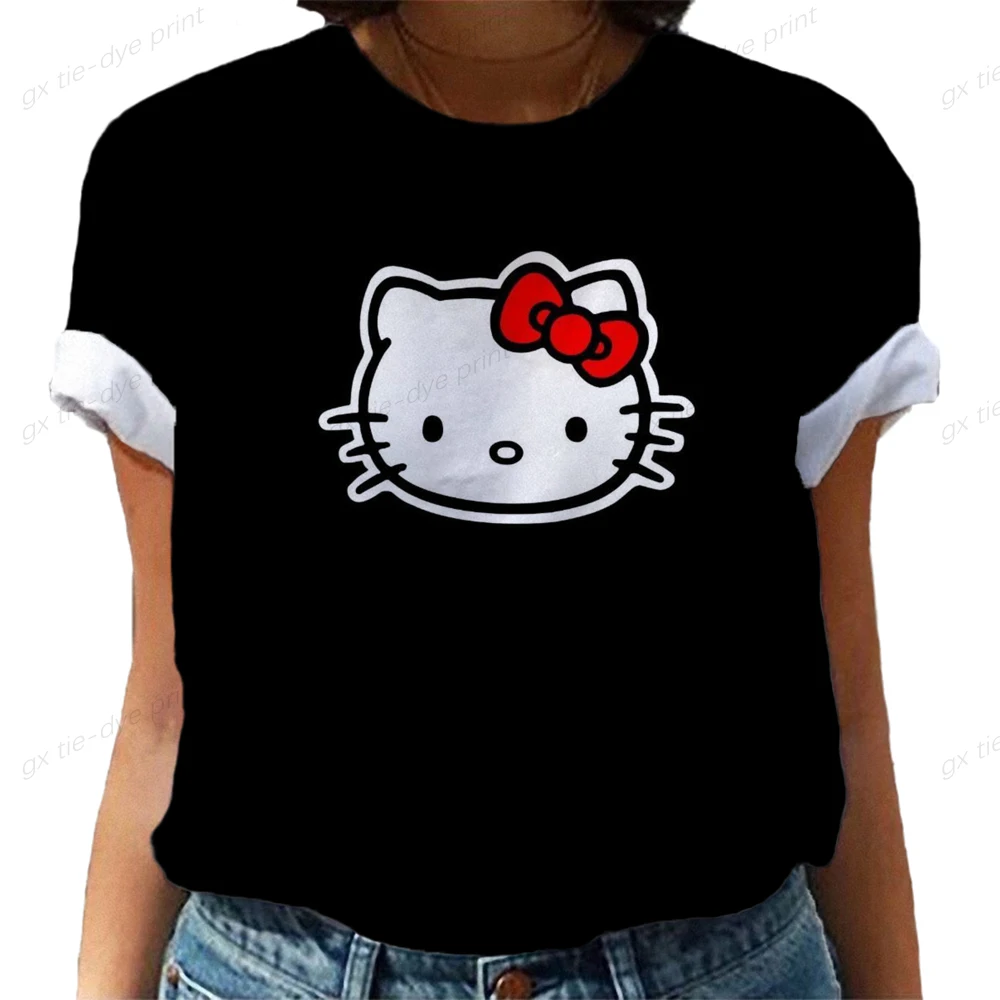 Hello Kitty Baskılı Crop 