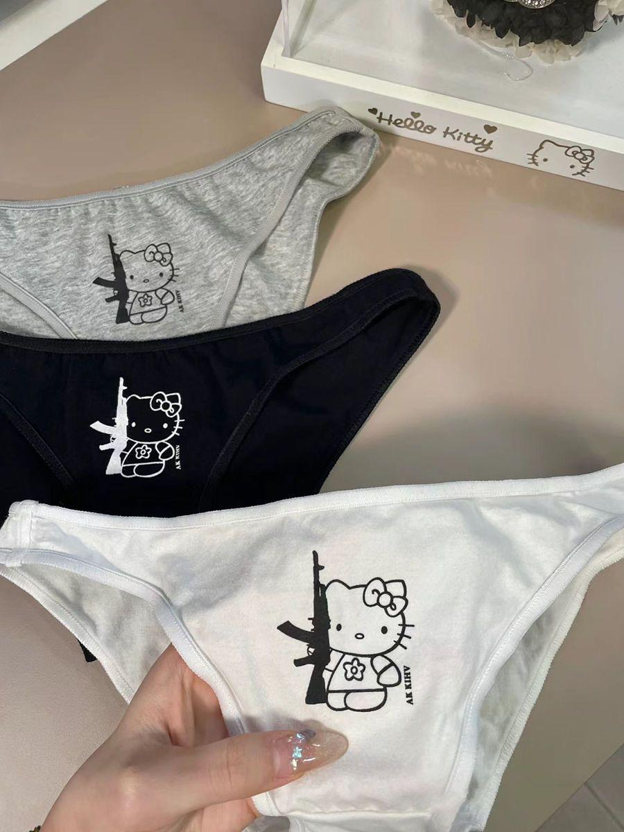 Hello Kitty Baskılı Kadın İç Çamaşır Külot