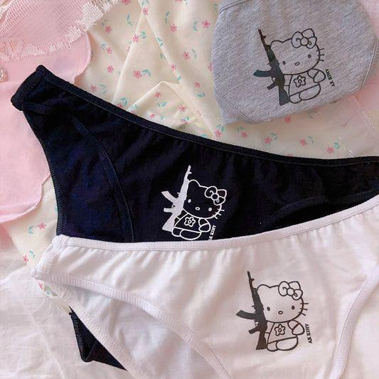 Hello Kitty Baskılı Kadın İç Çamaşır Külot