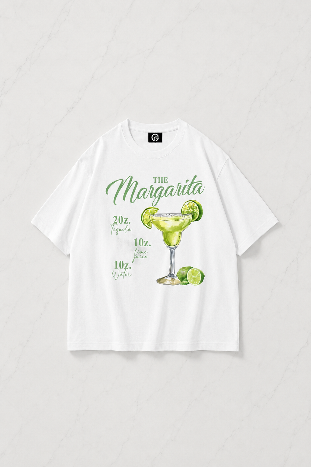 Kadın Margarita Tshirt Beyaz