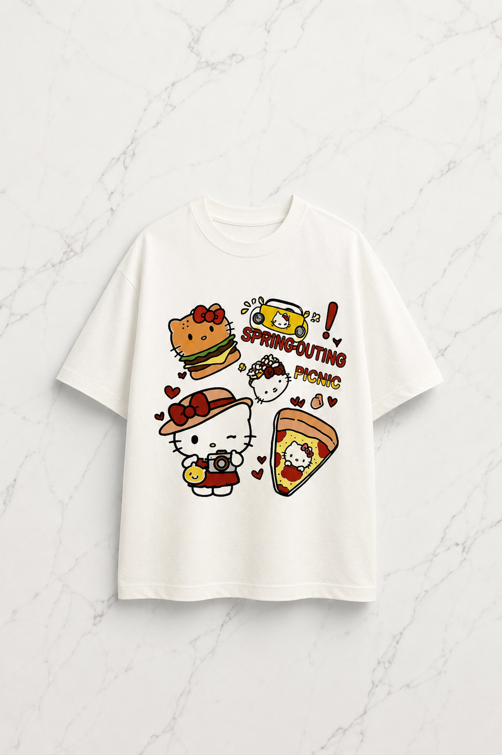 (Kadın) Spring Outing Oversize Unisex T-shirt