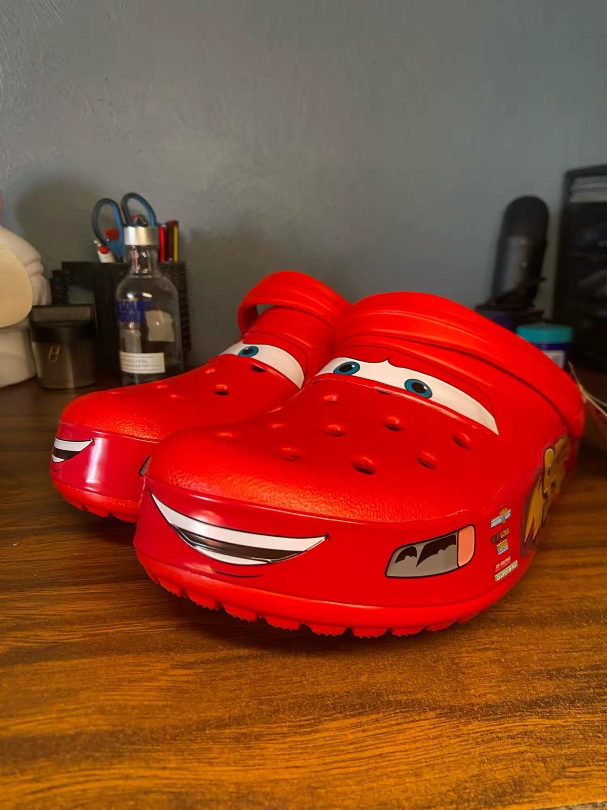 Kırmızı Şimşek Mcqueen Crocs Terlik