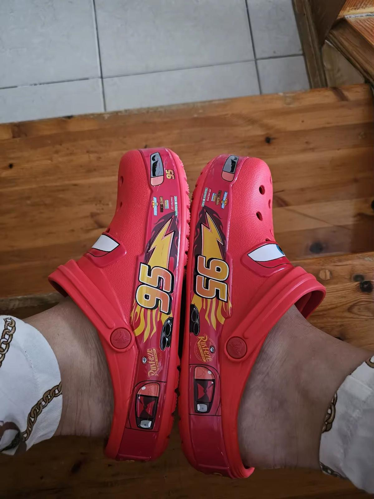Kırmızı Şimşek Mcqueen Crocs Terlik