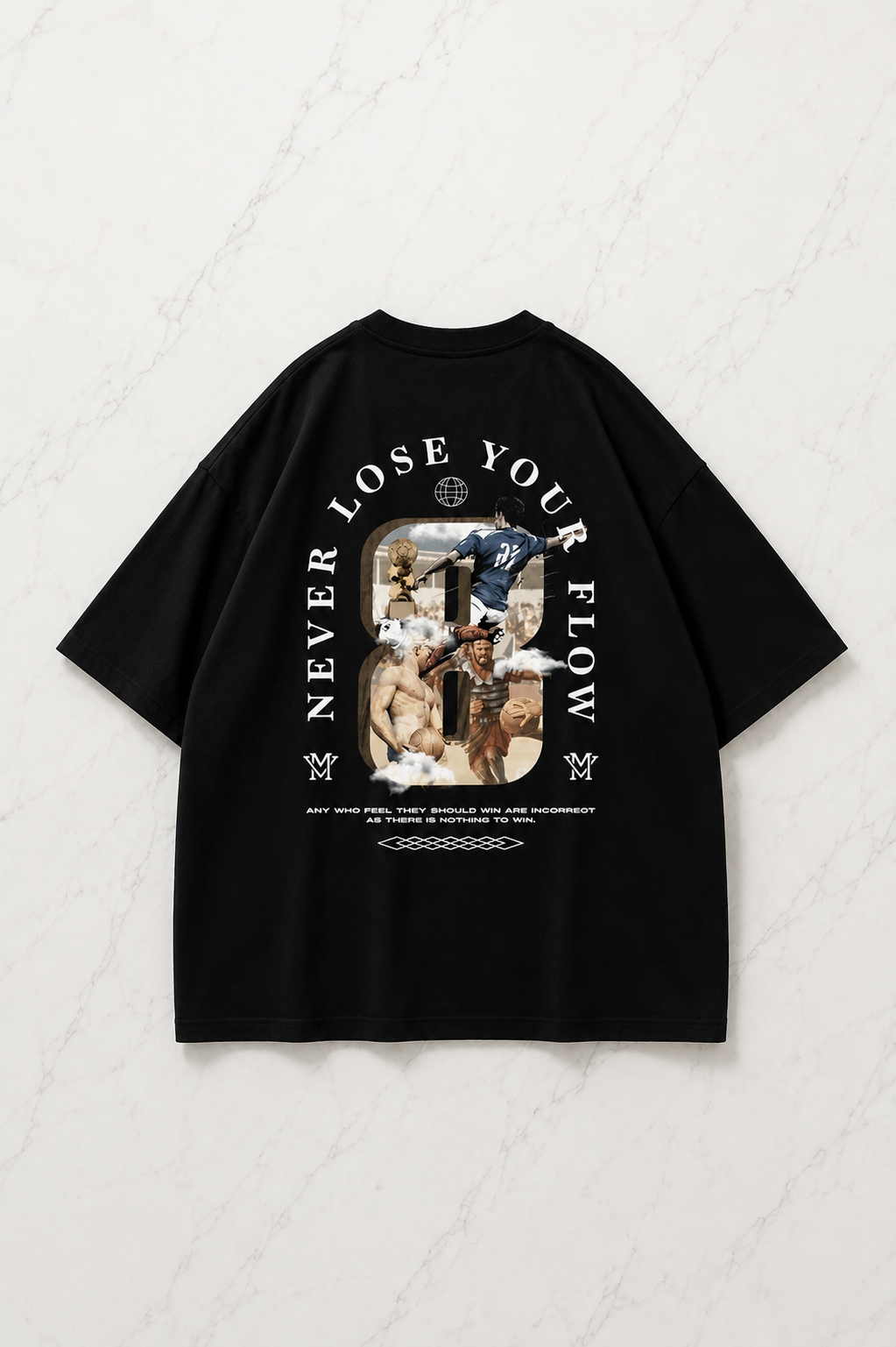 Lose Your Detaylı Oversize Unisex T-shirt