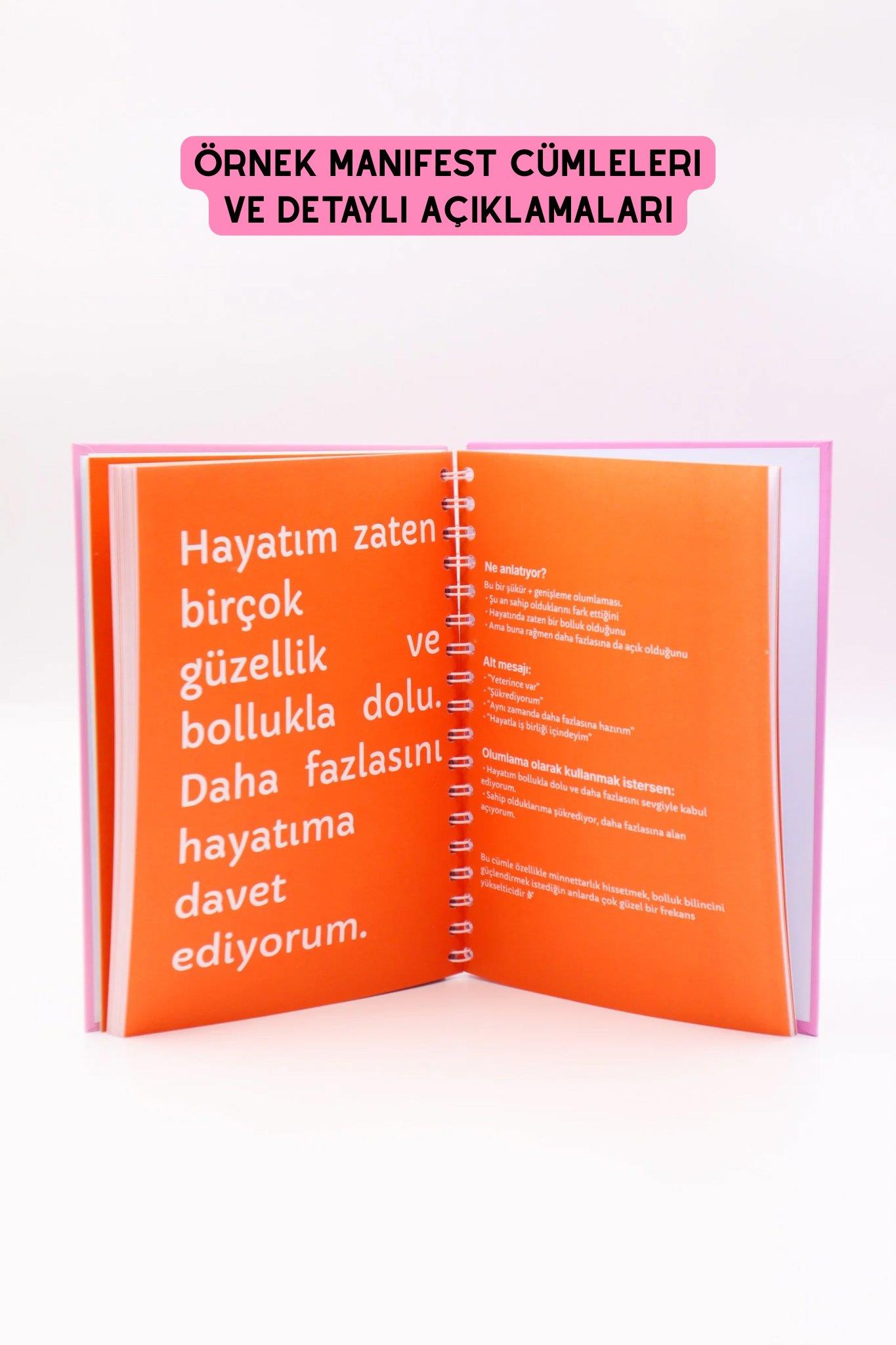 MANİFESTLE Manifest Günlüğü Ajanda Pembe S2