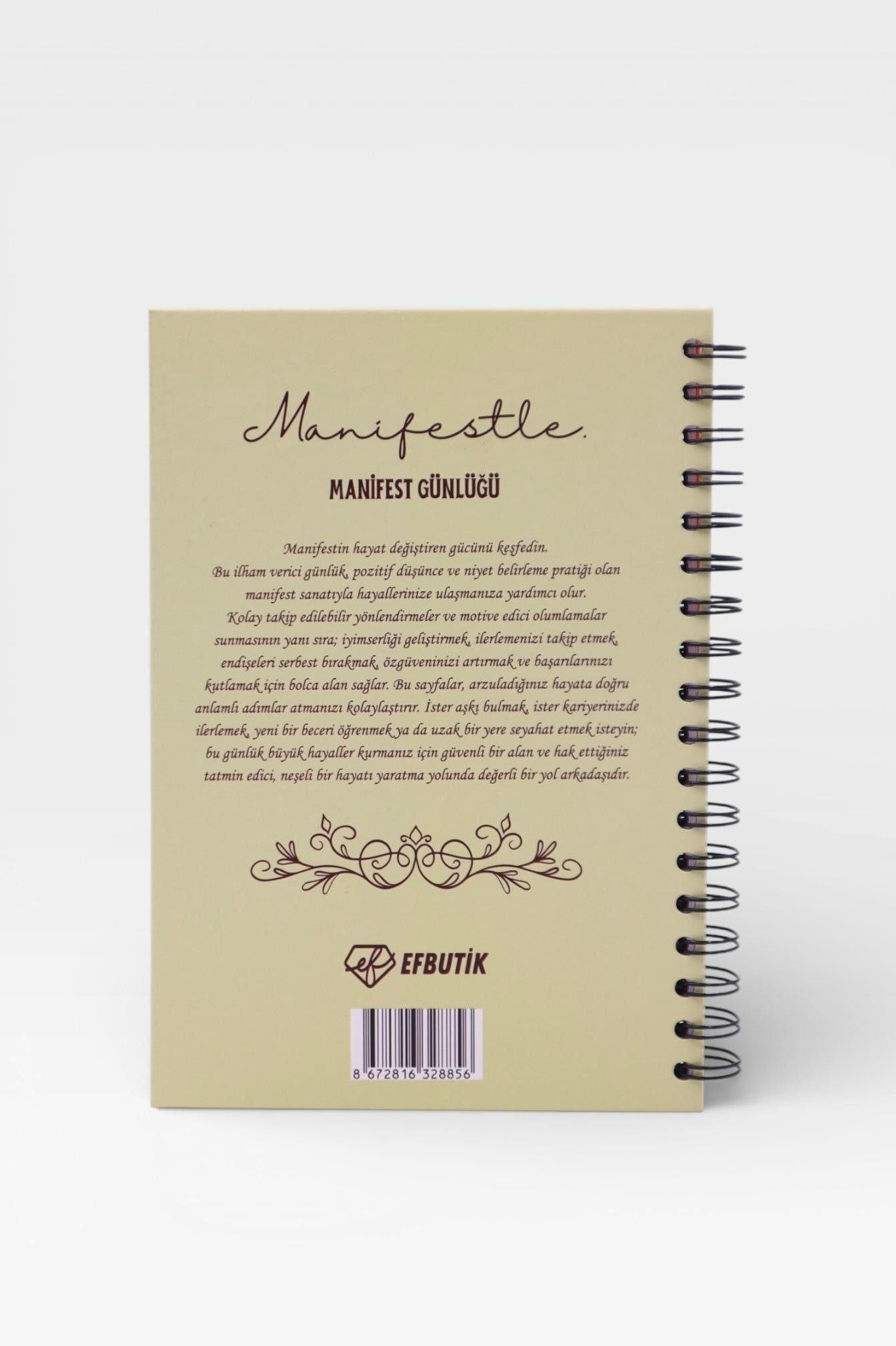 MANİFESTLE Manifest Günlüğü Ajanda Yeşil S2