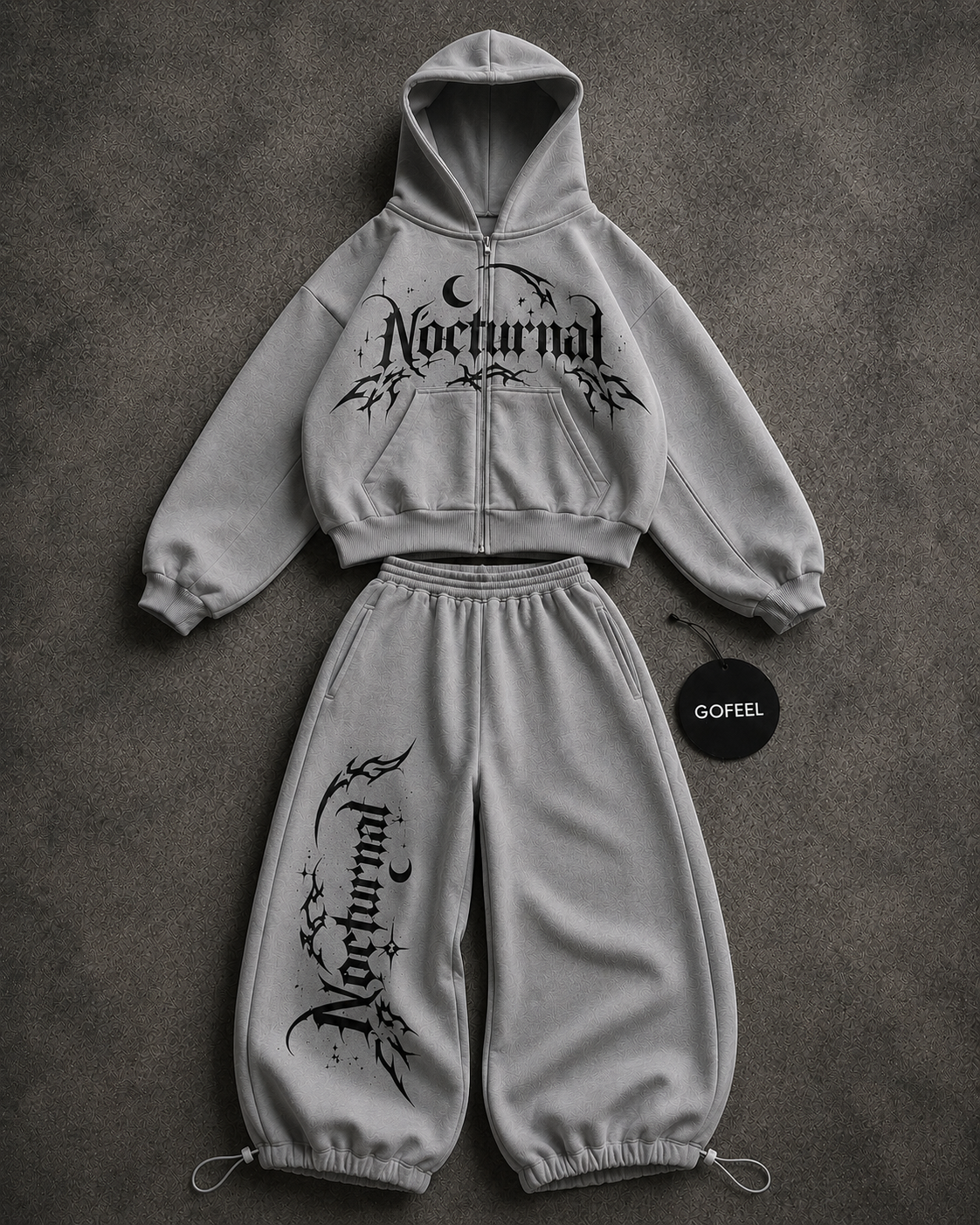 Nocturnal Baggy Kalıp Unisex Eşofman Takımı