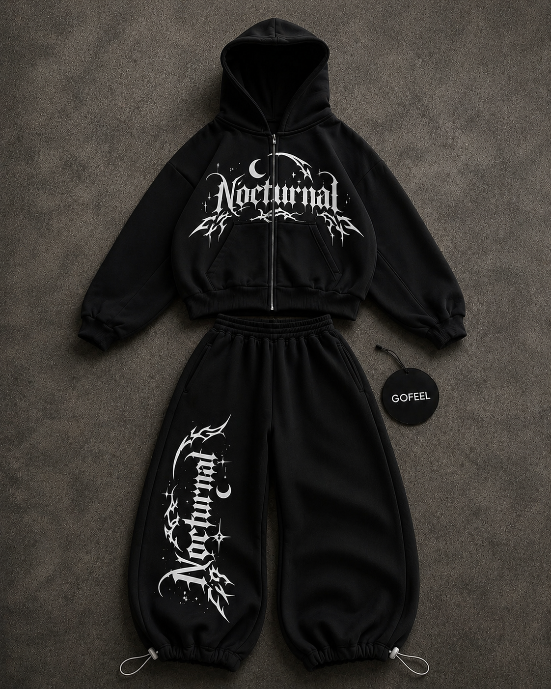 Nocturnal Baggy Kalıp Unisex Eşofman Takımı