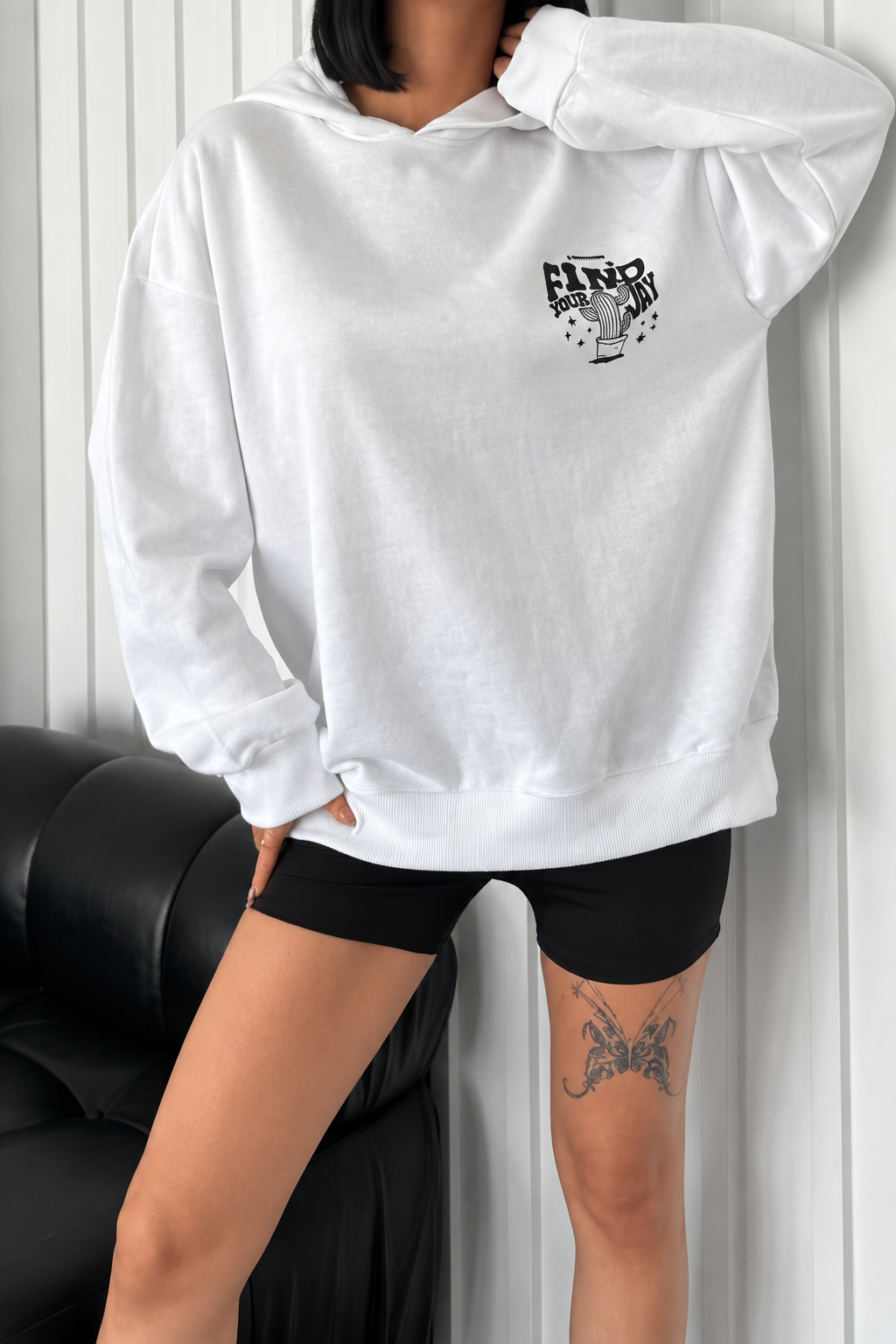 Outlet Find Oversize Unisex Sweatshirt Hırka