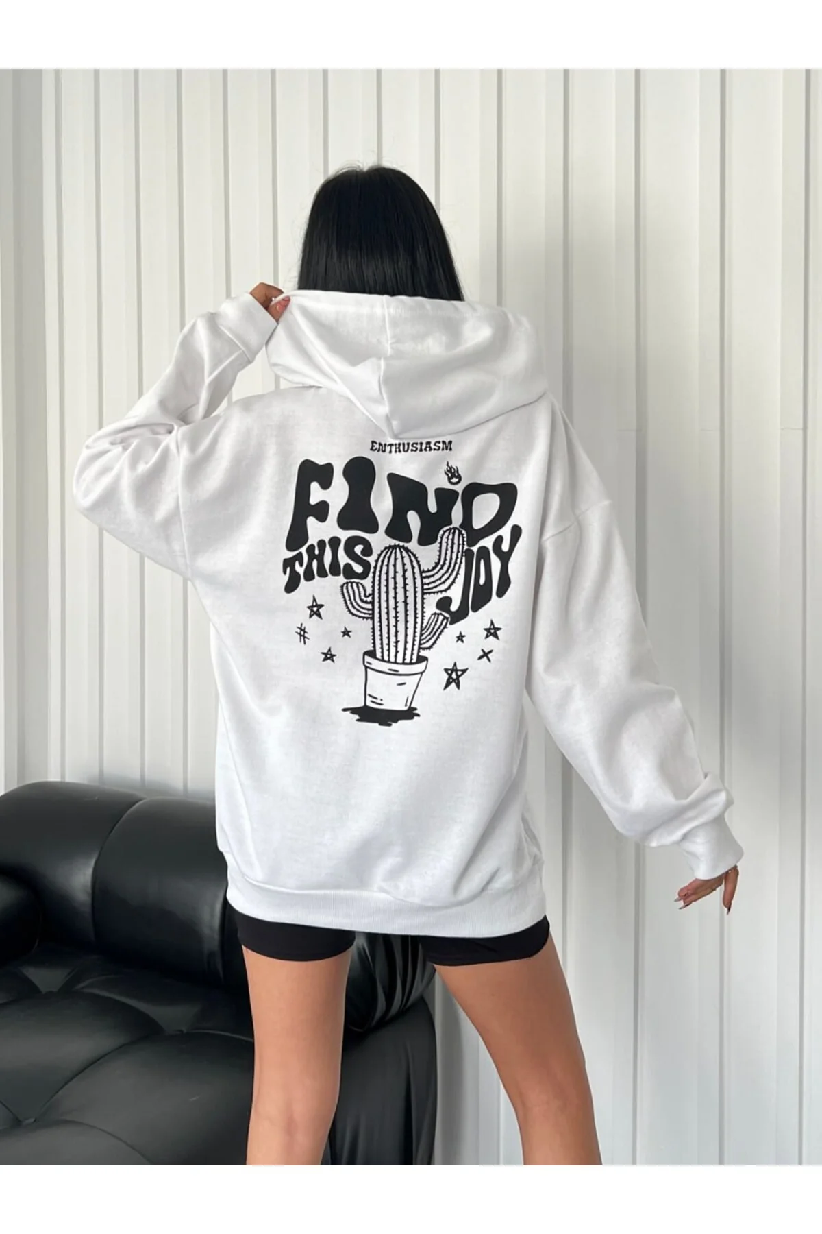 Outlet Find Oversize Unisex Sweatshirt Hırka