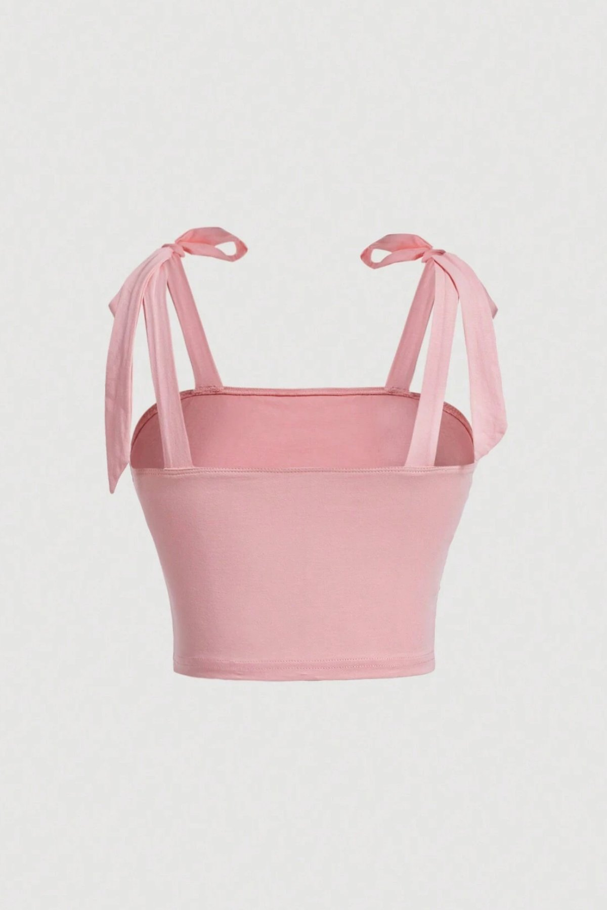 Pembe Fiyonk Askılı Crop