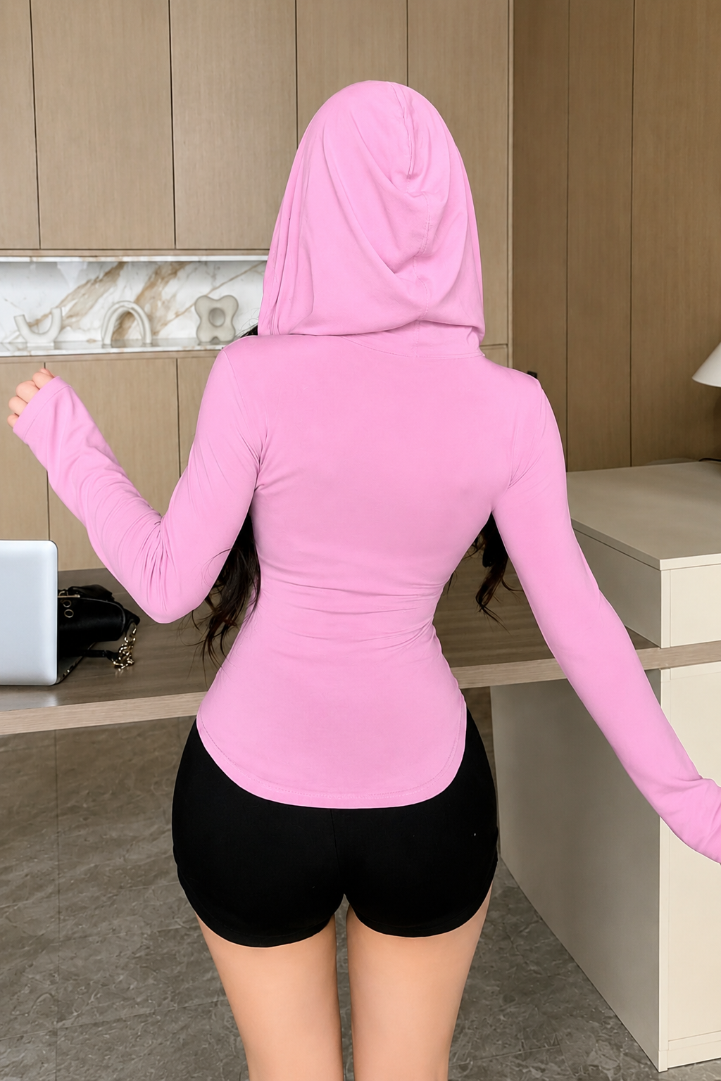 Pembe Vexa Fermuarlı Spor Hırka