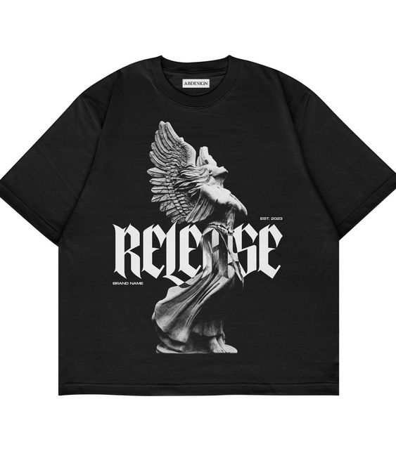 Reverse Legend Oversize Unisex Siyah T-shirt
