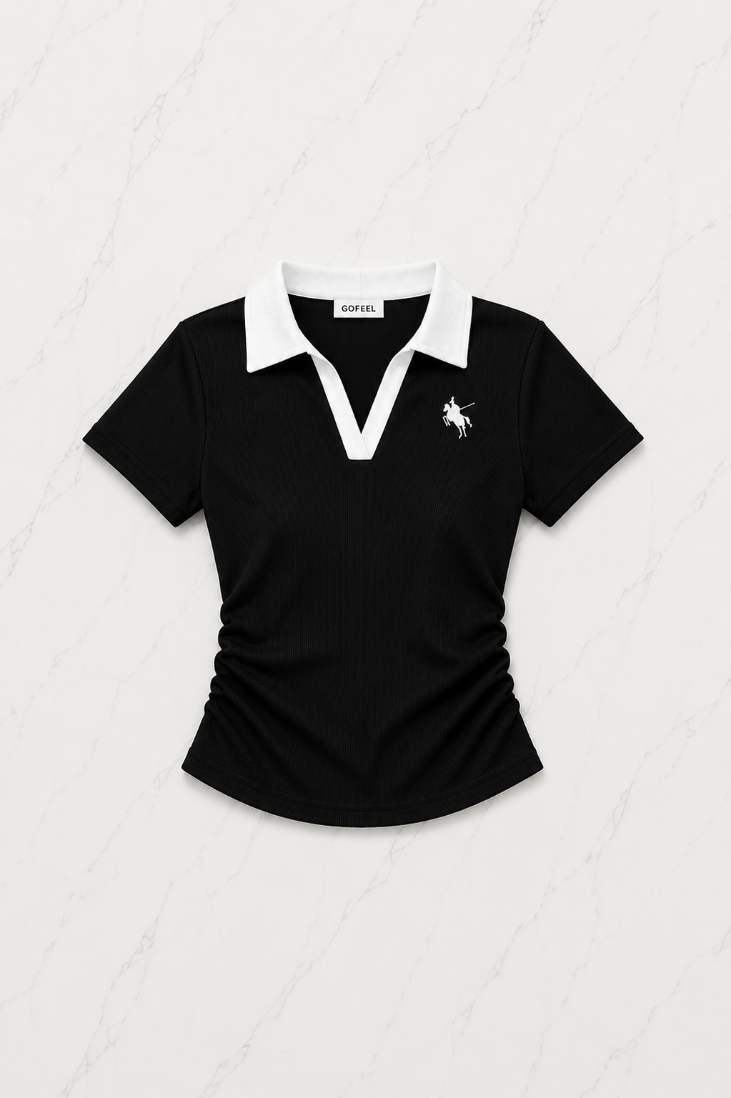 Siyah Fit Soul Polo Yaka & Şort Takım