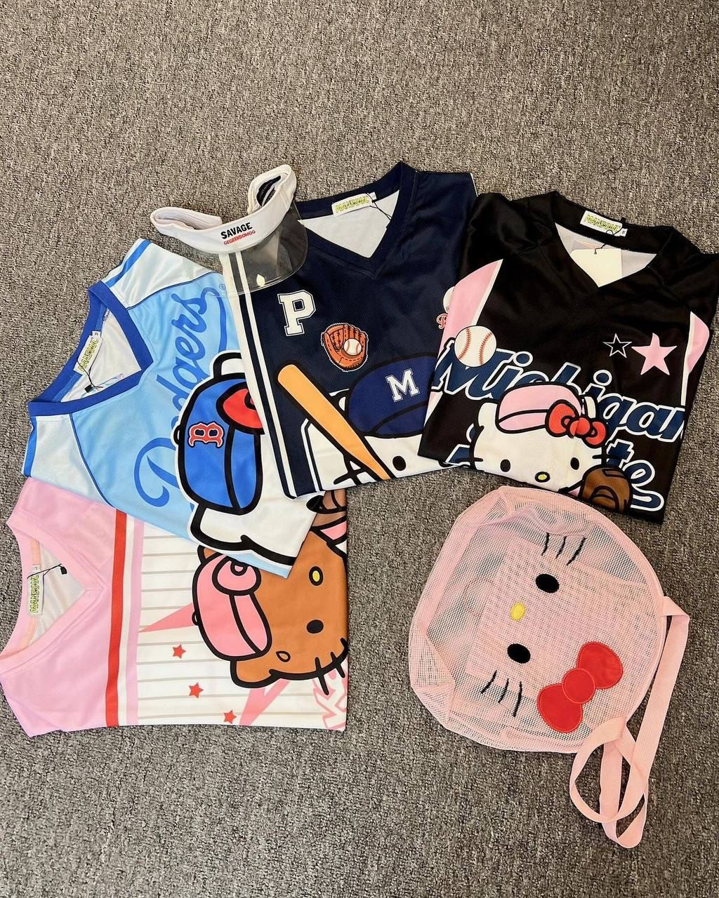Siyah Hello Kitty Detail Jersey Forma